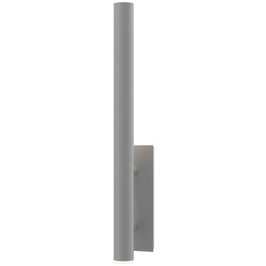 Flue LED 5 inch Textured Gray Sconce Wall Light