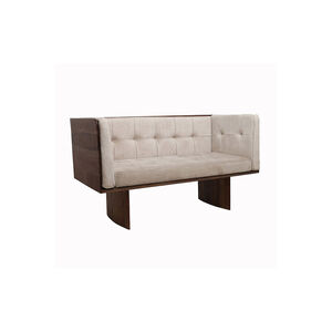 Upholstered Wood Natural Sofa