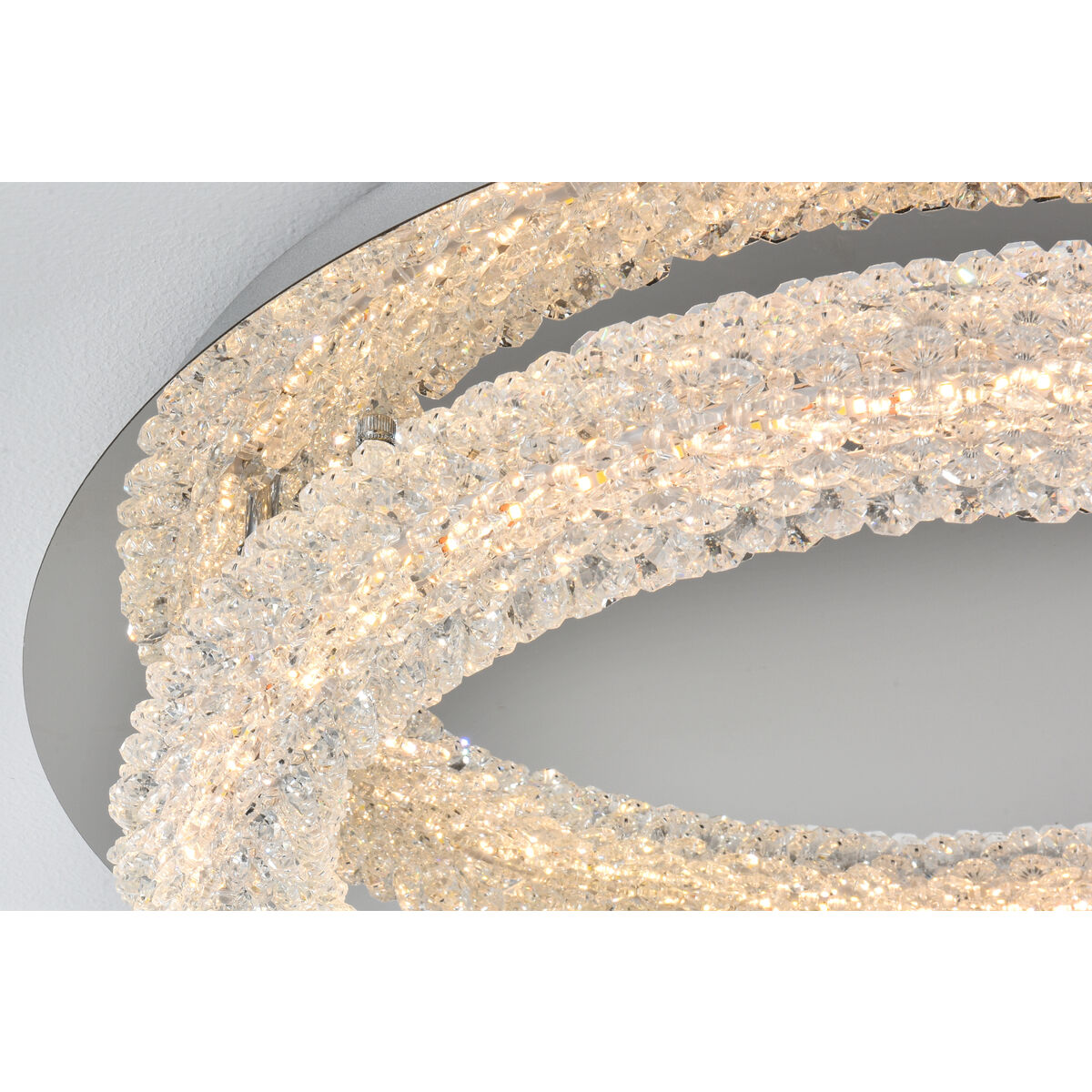 Bowen 1 Light 22 inch Chrome Flush Mount Ceiling Light