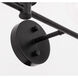 Collier 2 Light 19 inch Black Wall sconce Wall Light