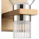 Blake LED 6.75 inch Champagne Gold and Polished Nickel Vanity Light Wall Light