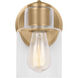 Drew & Jonathan Sayward 1 Light 5 inch Satin Brass Sconce Wall Light