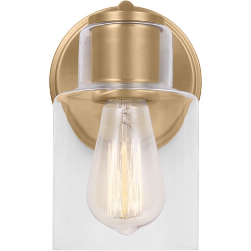 Drew & Jonathan Sayward 1 Light 5 inch Satin Brass Sconce Wall Light