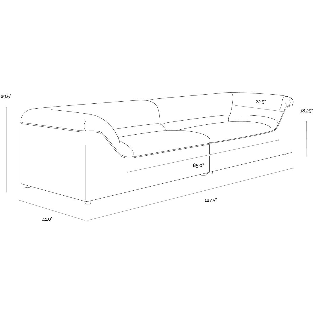 Gladys Copenhagen Olive Sofa