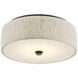 Tyrone LED 14 inch Black Flush Mount Ceiling Light