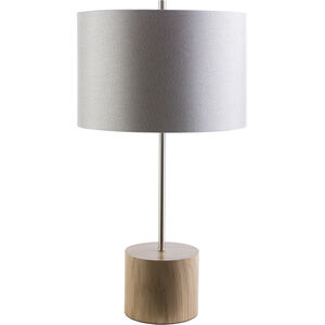 Kingsley 28.54 inch 100 watt Natural Table Lamp Portable Light
