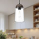 Alora Mood Emil 1 Light 6 inch Matte Black Pendant Ceiling Light in Matte Black and Walnut