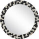 Bindu 36 inch Black and Natural with Mirror Mirror
