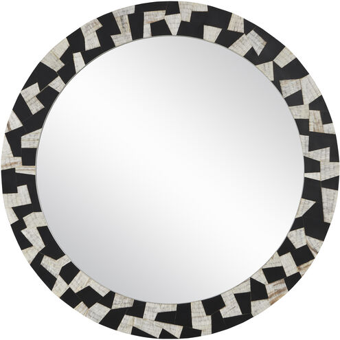 Bindu 36 inch Black and Natural with Mirror Mirror