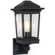 Ardenno 1 Light 16.75 inch Matte Black Outdoor Wall Light