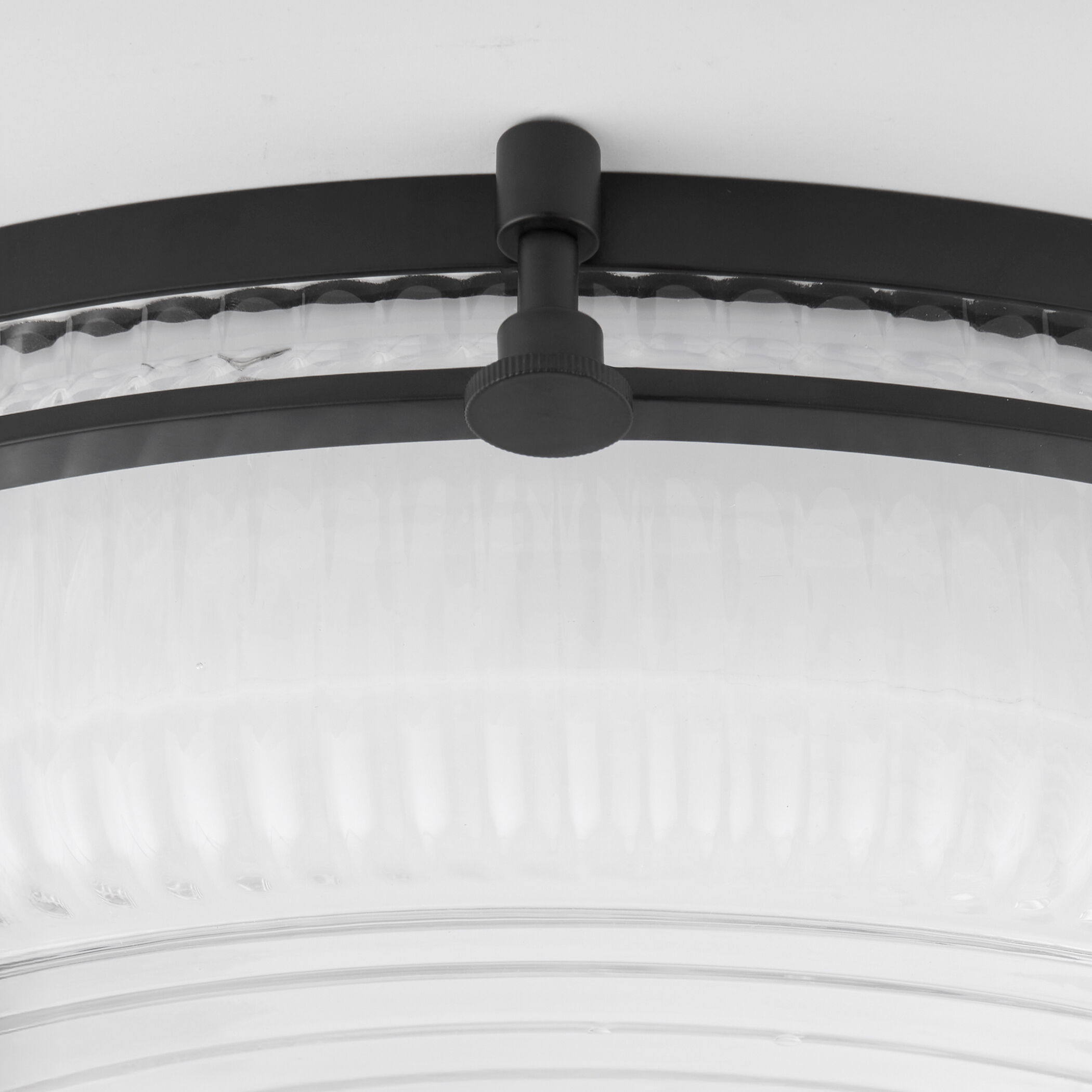 Emory 1 Light 18 inch Matte Black Flush Mount Ceiling Light