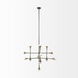 Decarlo 43.31 inch Gold Chandelier Ceiling Light