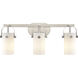 Pilaster II Cylinder 3 Light 24.88 inch Bathroom Vanity Light