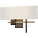 Cosmo 2 Light 16.5 inch Oil Rubbed Bronze and Soft Gold ADA Sconce Wall Light - Open Box