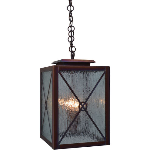 Exeter 2 Light 9 inch Bronze Pendant Ceiling Light in Clear