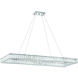 Kinsley 1 Light 50 inch Polished Chrome Chandelier Ceiling Light
