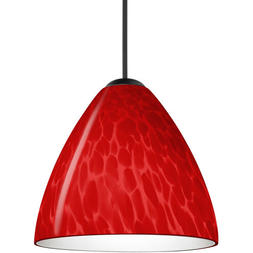 Mia 1 Light Black Cord Pendant Ceiling Light