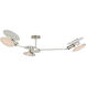 Thomas O'Brien Osiris 3 Light 47 inch Polished Nickel Semi-Flush Mount Ceiling Light, Large