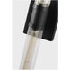 Keaton 2 Light 5 inch Midnight Black Bath Vanity Wall Light in Clear Fluted Glass