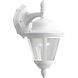 Marcellus 1 Light 13 inch White Outdoor Wall Lantern, Small
