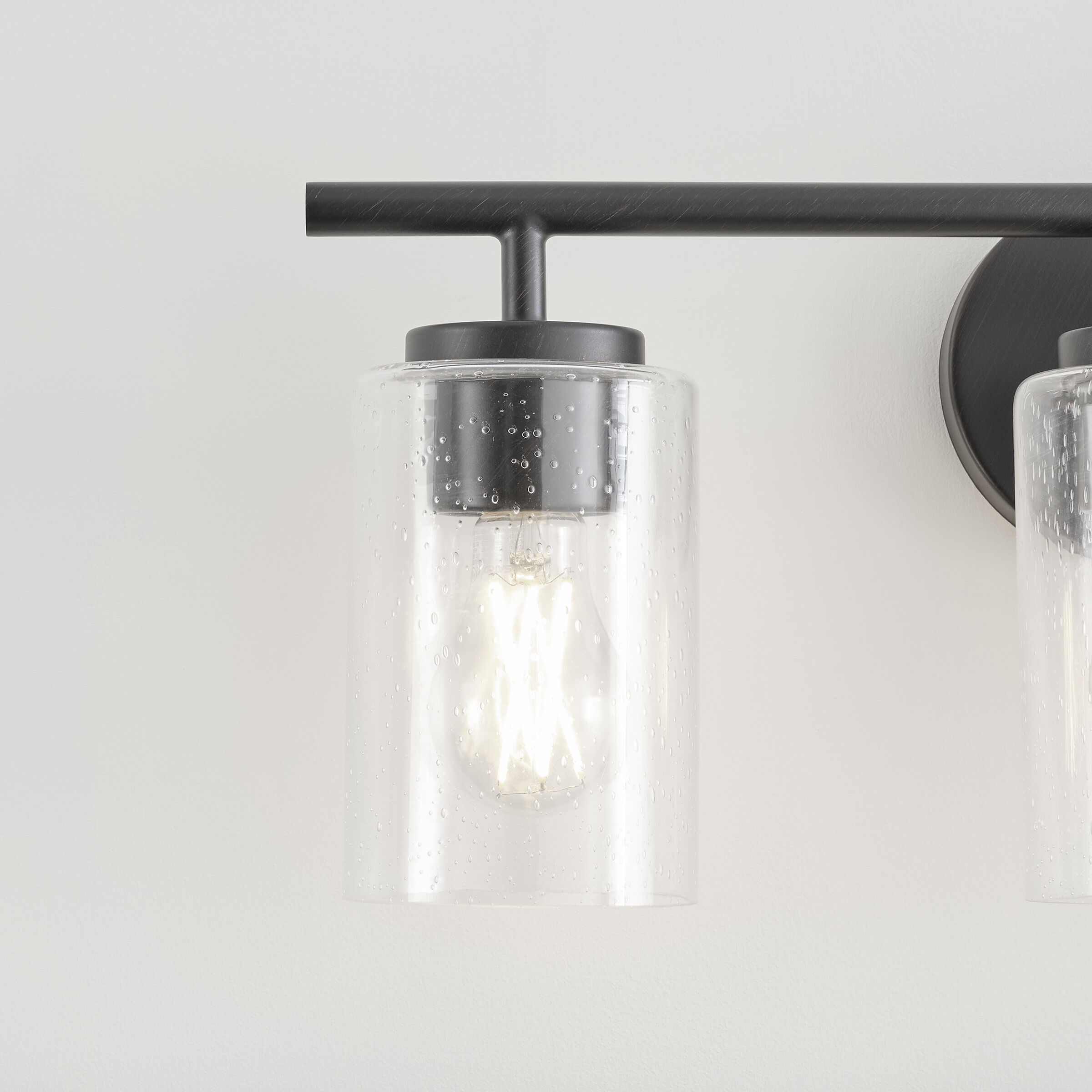 Oslo 4 Light 27.5 inch Bronze Wall Bath Fixture Wall Light