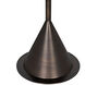Cone 68 inch 60.00 watt Aged Brass Floor Lamp Portable Light