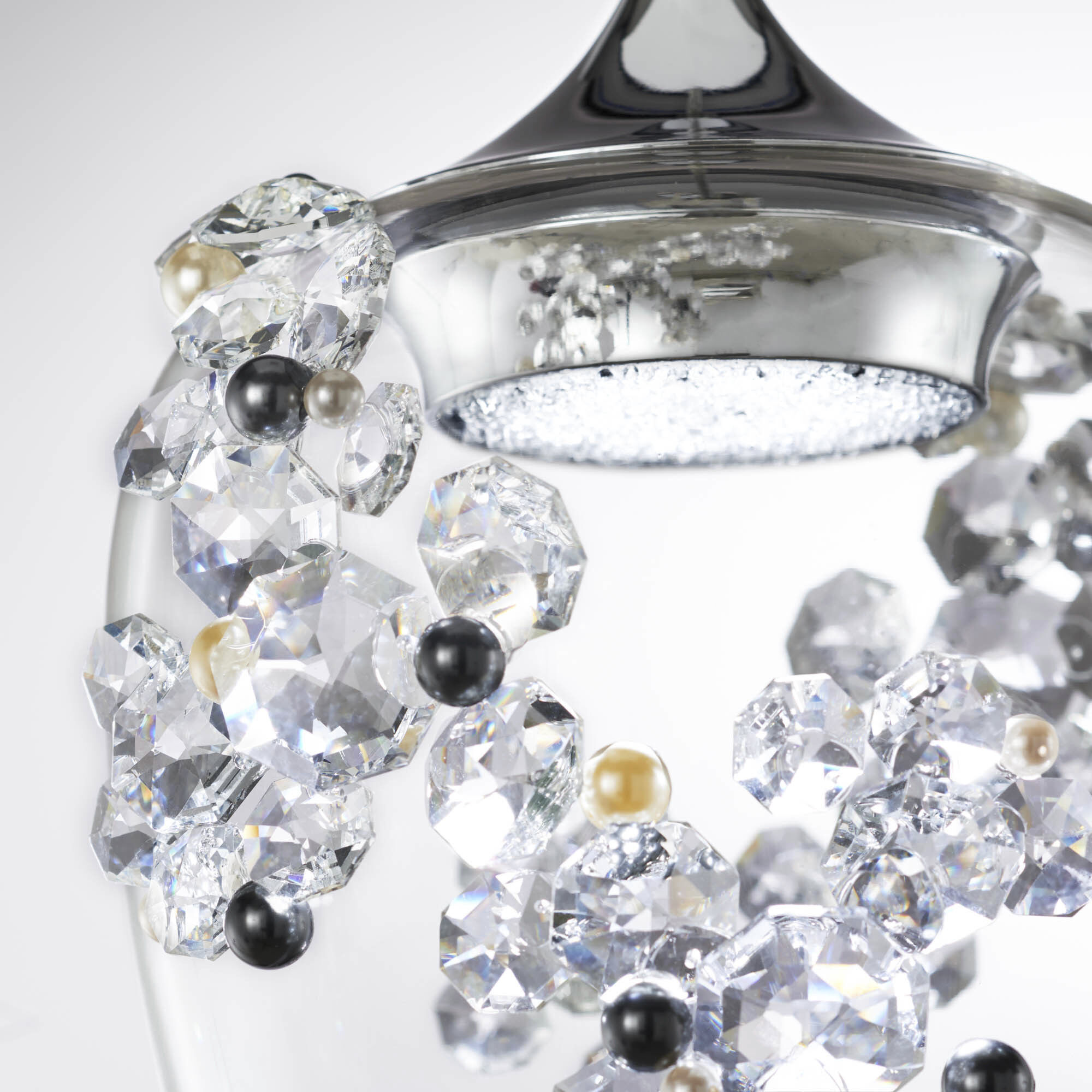 Forever Divine LED 7.25 inch Polished Chrome Pendant Ceiling Light