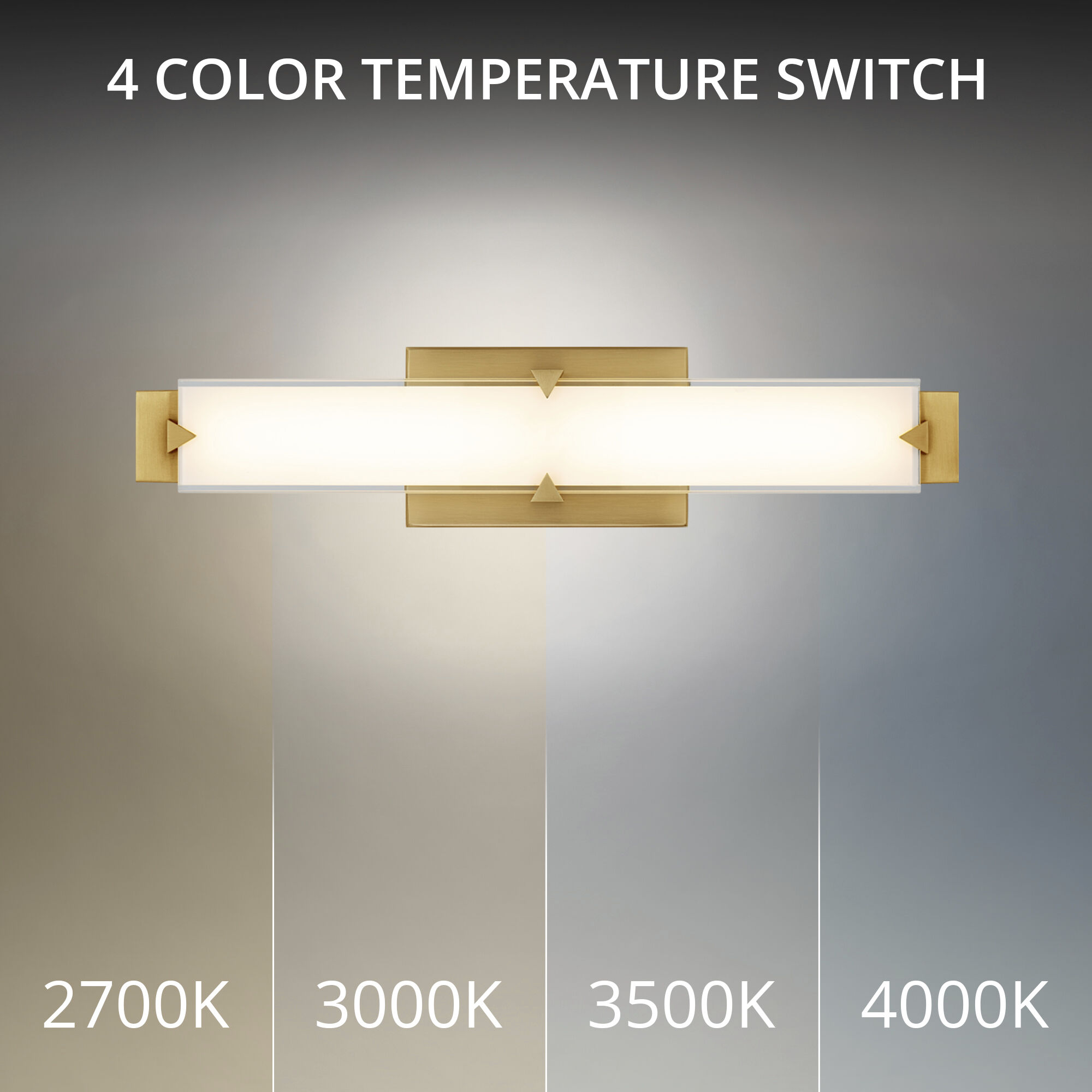 Carlisle Indoor Wall Lighting in 2700K, Aged Brass