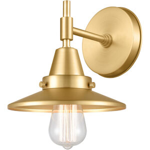 Caden LED 8 inch Antique Brass Sconce Wall Light