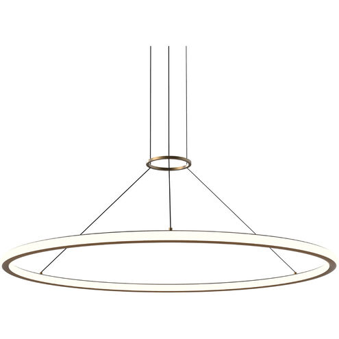 Luna LED 50 inch Painted Brass Pendant Ceiling Light