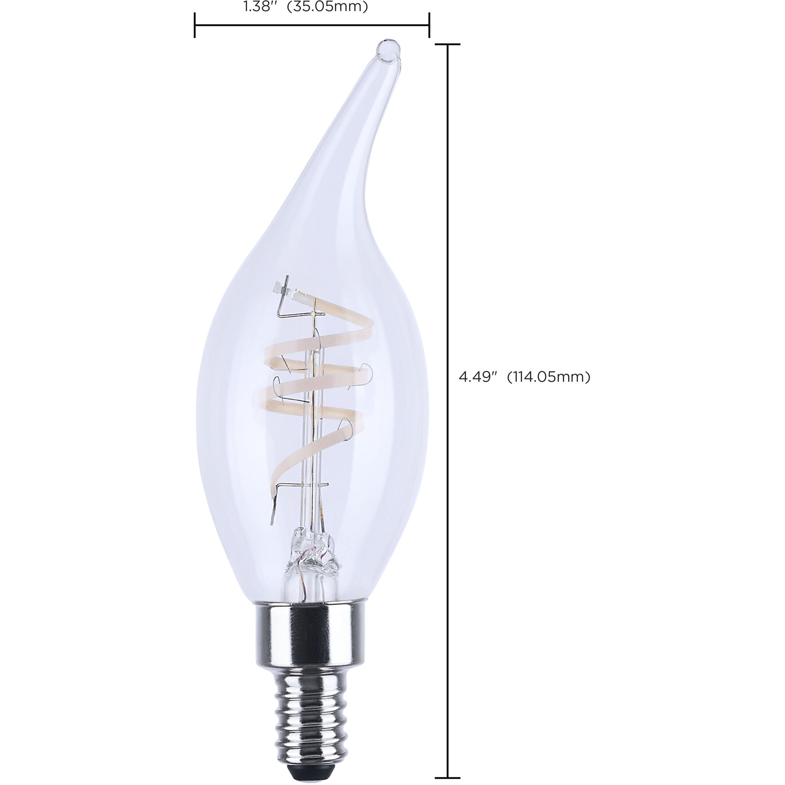 Reminiscent E12 LED Filament