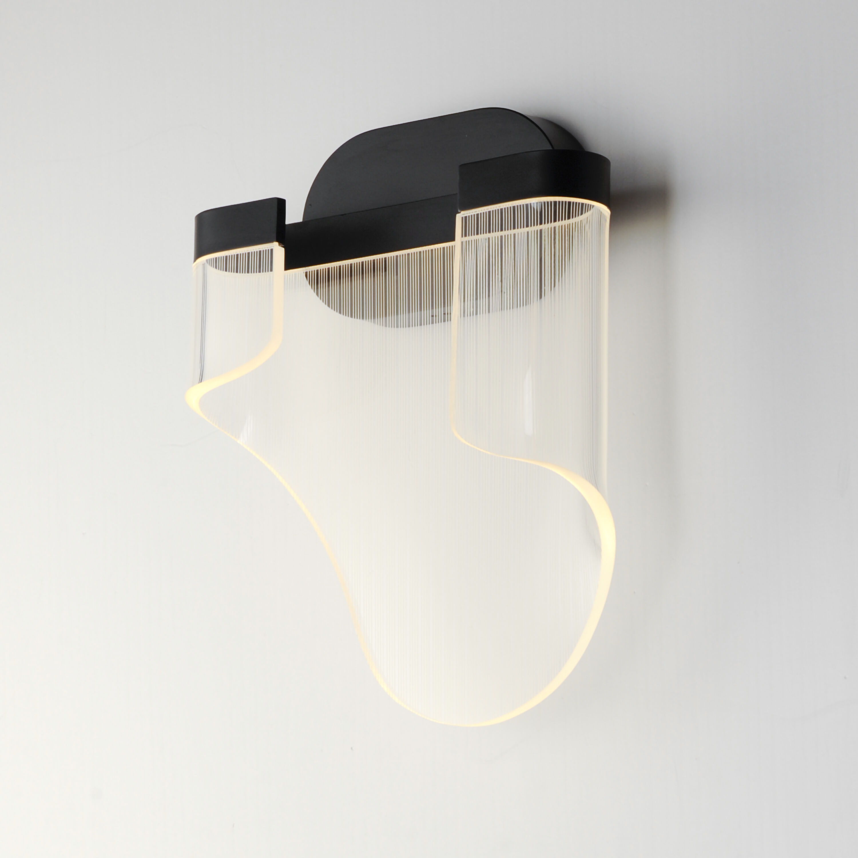 Sonata LED 12 inch Black ADA Wall Sconce Wall Light