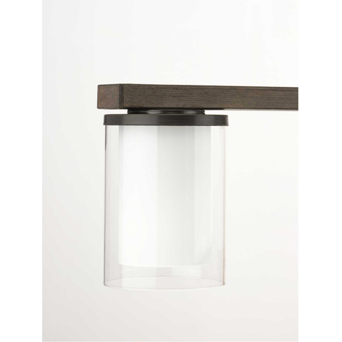 Mast 4 Light 38 inch Antique Bronze Linear Chandelier Ceiling Light