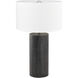 Daher 26 inch 9 watt Black Table Lamp Portable Light