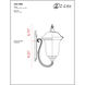 Armstrong 1 Light 15.75 inch Bronze Outdoor Wall Light