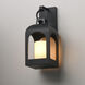 Marrakech 1 Light 16.25 inch Black Outdoor Wall Mount