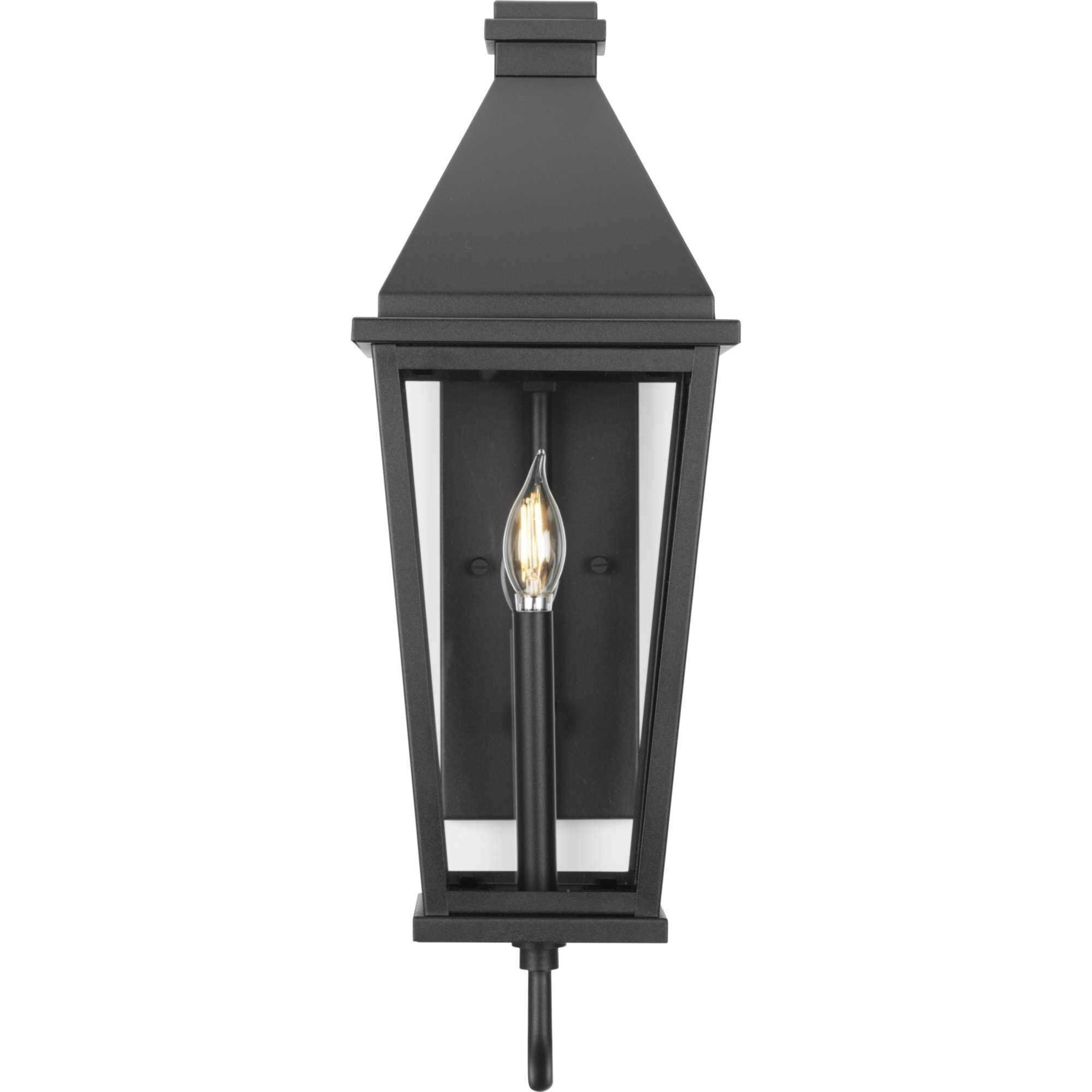 Richmond Hill 1 Light 23.5 inch Textured Black Outdoor Wall Lantern, Design Series