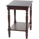 Sybil 24 X 19.5 inch Vintage Cherry End/Side Table