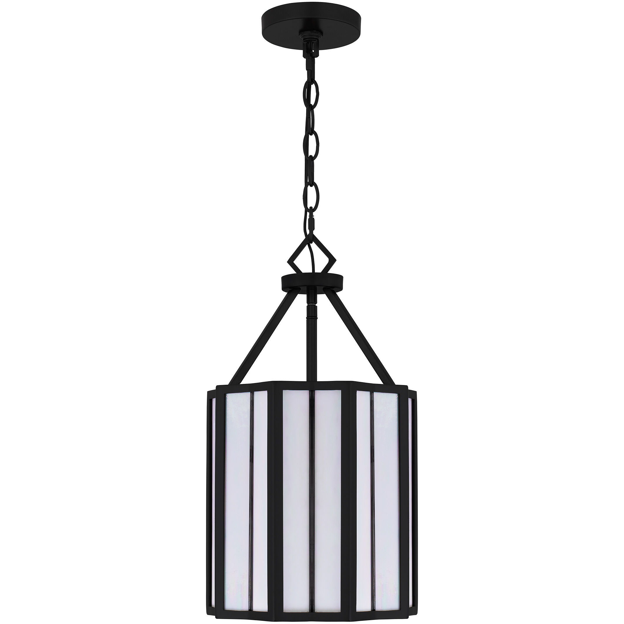 Martinique 3 Light 9.75 inch Matte Black Mini Pendant Ceiling Light, Small