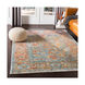 Dabria 71 X 47 inch Aqua/Bright Orange/Butter/Rust/Dark Green Rugs, Rectangle