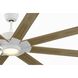 Levon Custom Matte White Fan Motor