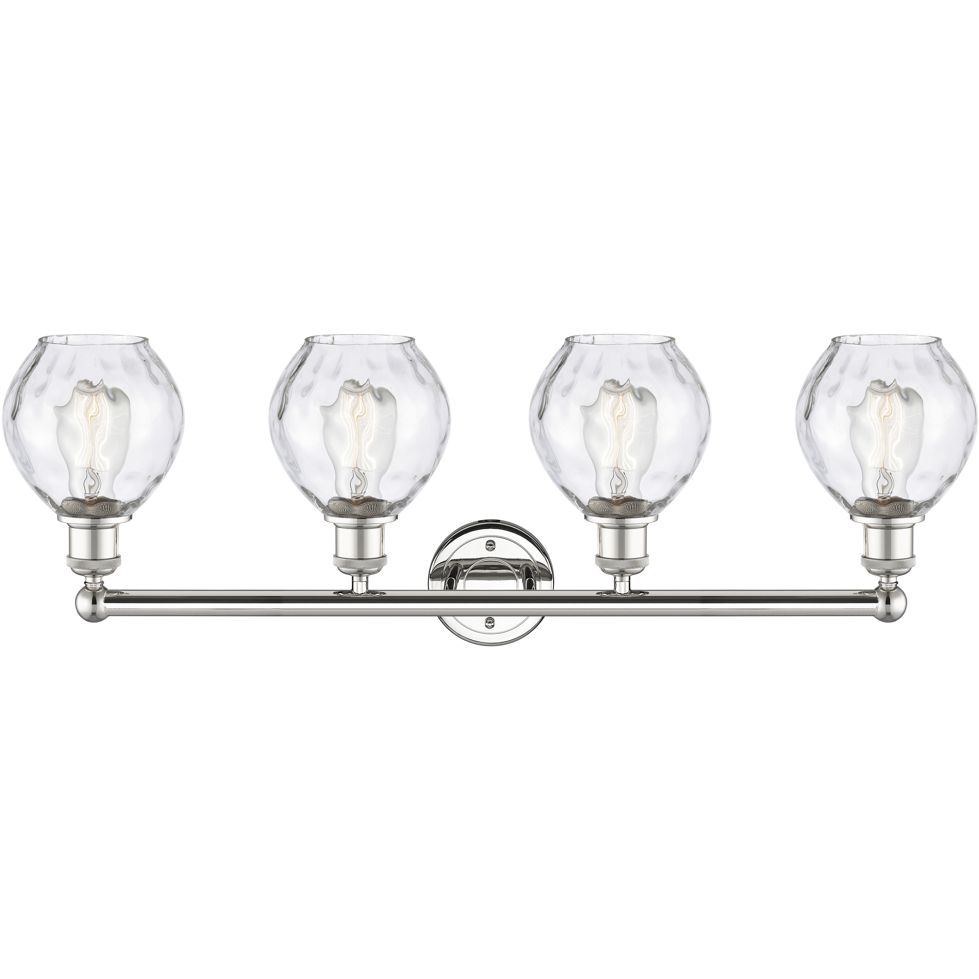 Waverly 4 Light 33 inch Polished Nickel Bath Vanity Light Wall Light