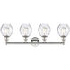 Waverly 4 Light 33 inch Polished Nickel Bath Vanity Light Wall Light