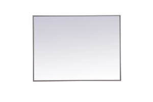 Eternity 36 X 27 inch Grey Wall Mirror in Gray
