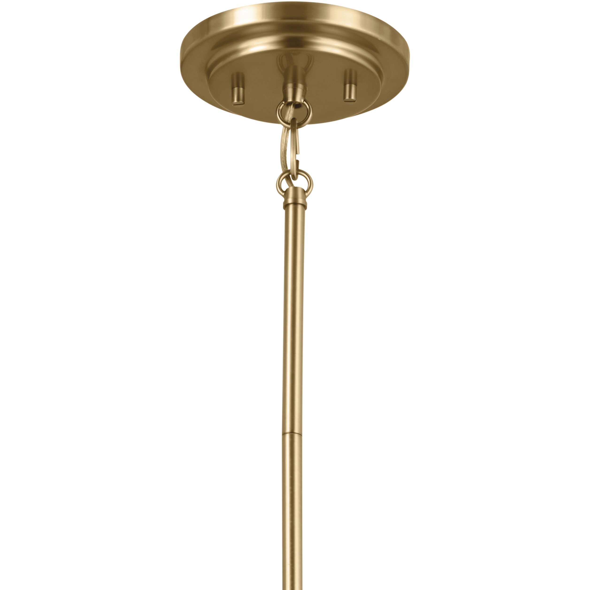 Ali 4 Light 20 inch Brushed Natural Brass Chandelier Ceiling Light