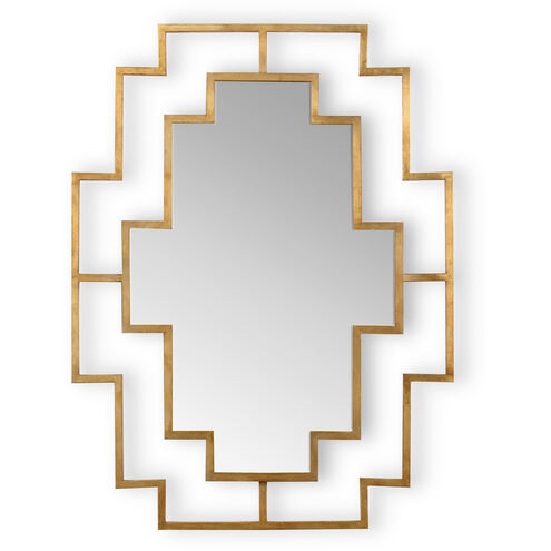Jamie Merida 48 X 37 inch Antique Gold/Plain Wall Mirror