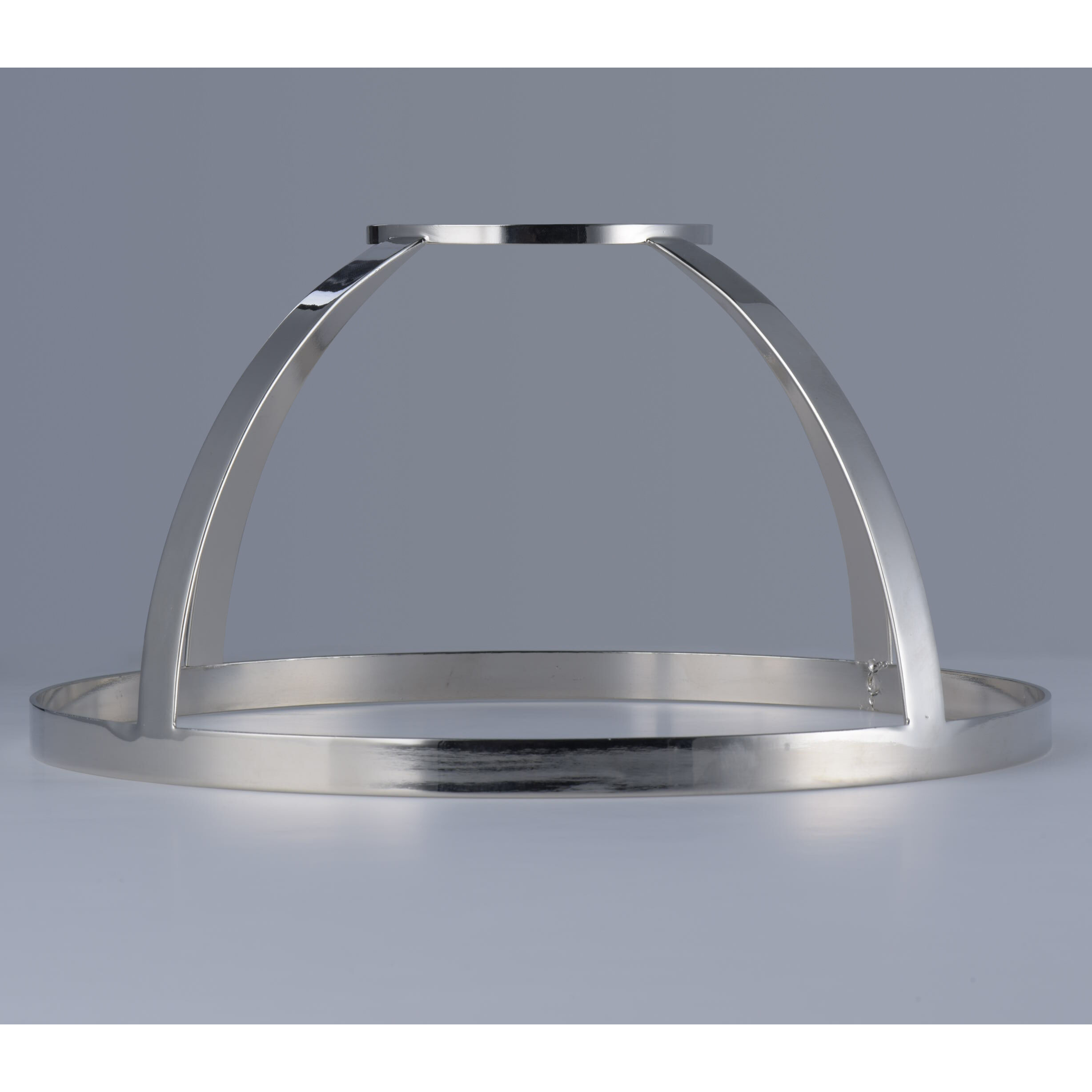 Retro Polished Nickel Pendant Band Ceiling Light