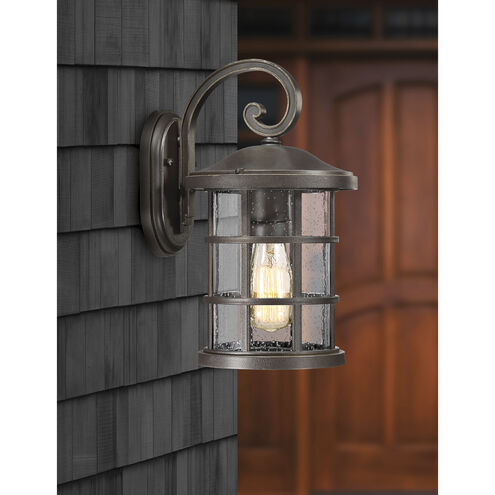 Crusade 1 Light 14 inch Palladian Bronze Outdoor Wall Lantern