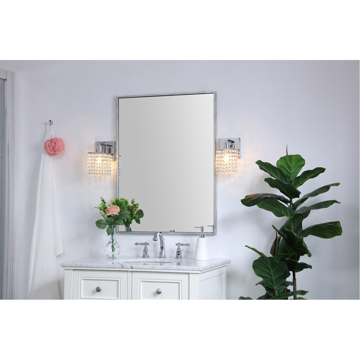 Phineas 1 Light 5 inch Chrome Wall sconce Wall Light