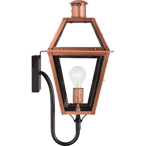 Rue De Royal 1 Light 21 inch Aged Copper Outdoor Wall Lantern